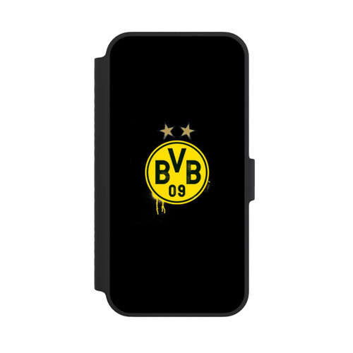 Apple iPhone 14 NIVOflip Spraylogo 2 Sterne - BVB