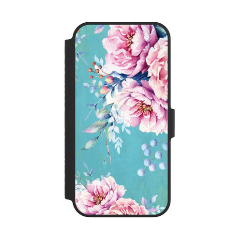 Apple iPhone 14 NIVOflip Aquarell Blumen 2