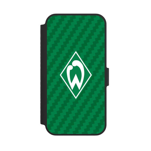Apple iPhone 14 NIVOflip Carbonlook - Werder Bremen