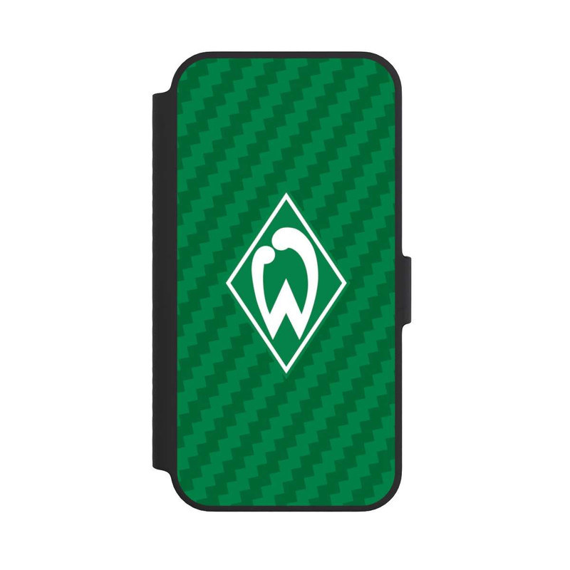 iPhone 14 NIVOflip Carbonlook - Werder Bremen