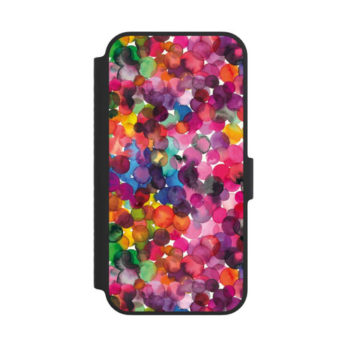 Apple iPhone 14 NIVOflip Überlappende Aquarellpunkte