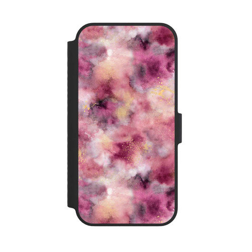 Apple iPhone 14 NIVOflip Rauchiges Marmoraquarell rosa