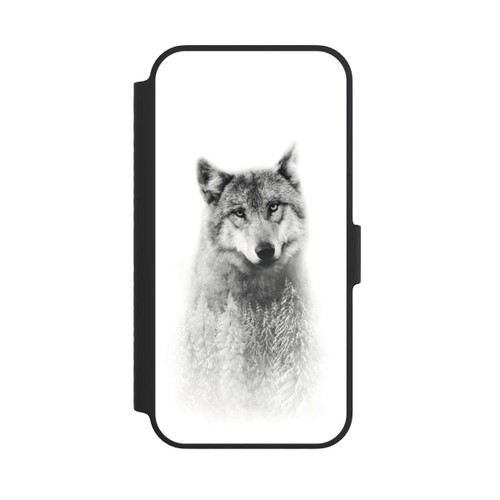 Apple iPhone 14 NIVOflip Der Wolf und der Wald