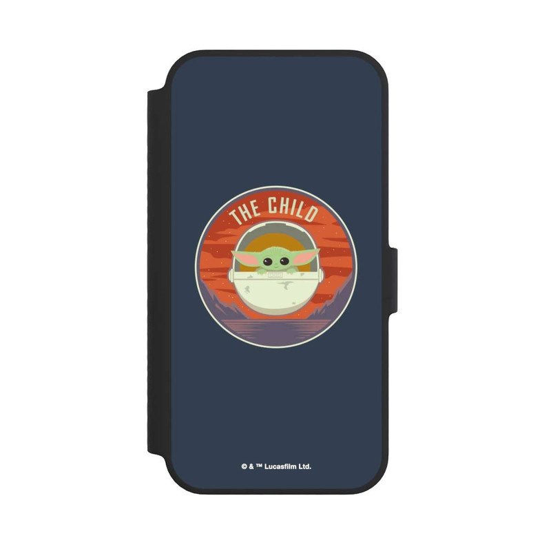 iPhone 14 NIVOflip The Child Badge bleu