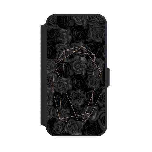 Apple iPhone 14 NIVOflip Schwarze Rosen