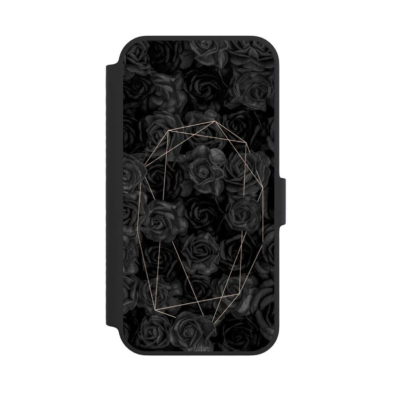 iPhone 14 NIVOflip Schwarze Rosen