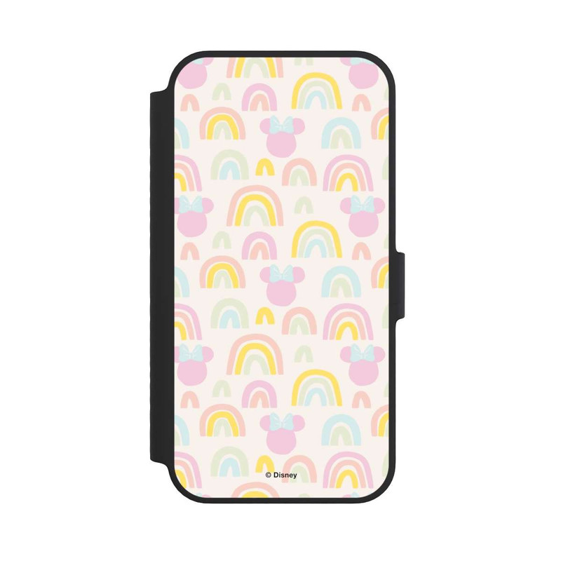 iPhone 14 NIVOflip Minnie Regenbogen Muster