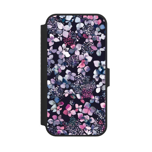 Apple iPhone 14 NIVOflip Hortensie dunkel