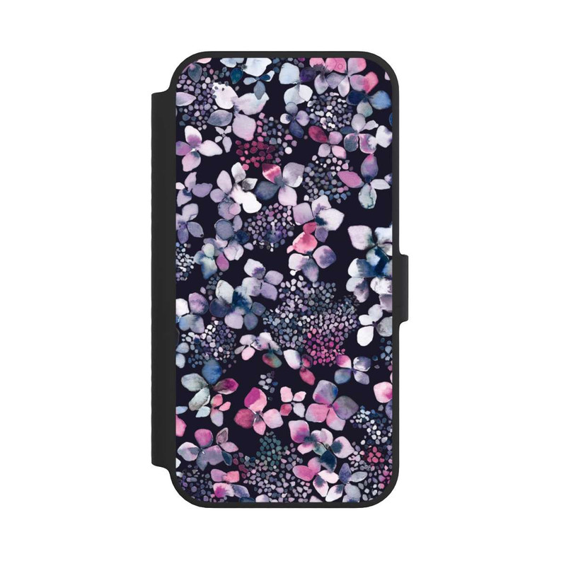 iPhone 14 NIVOflip Hortensie dunkel