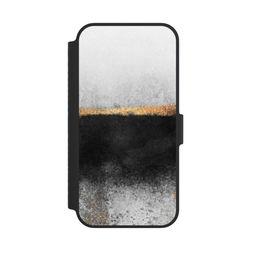 Apple iPhone 14 NIVOflip Ruß und Golddruck