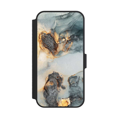 Apple iPhone 14 NIVOflip Flutwellen Golddruck