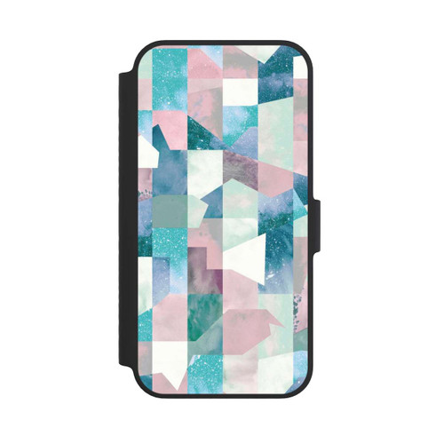 Apple iPhone 14 NIVOflip Collage Textur Pastell
