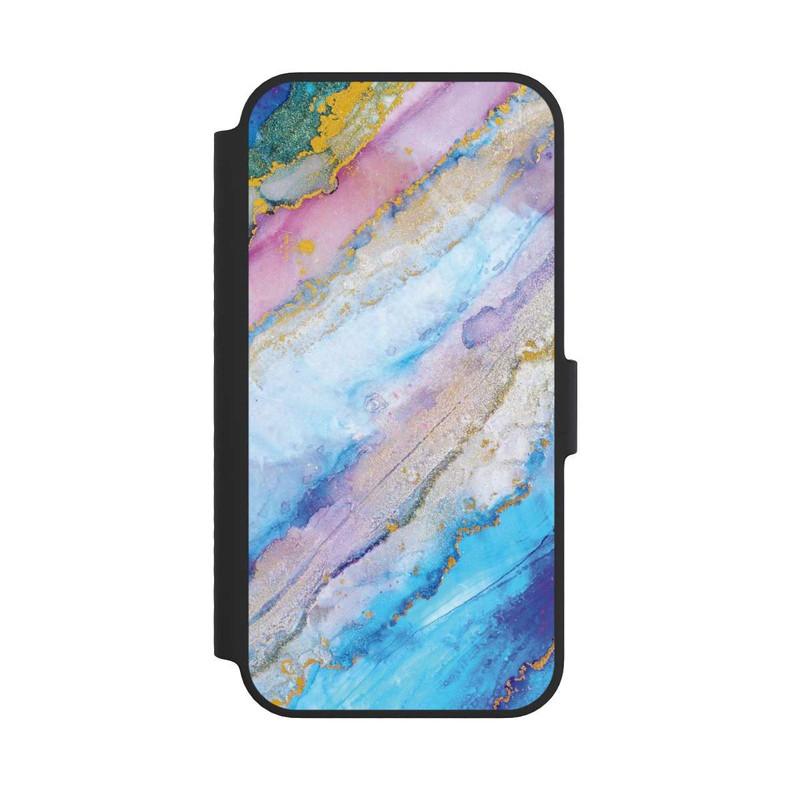 iPhone 14 NIVOflip Encre Bleue dans l'Eau