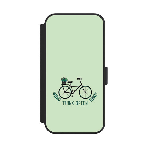 Apple iPhone 14 NIVOflip Think Green Fahrrad