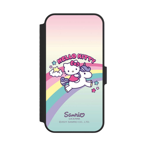 Apple iPhone 14 NIVOflip Hello Kitty Regenbogen 