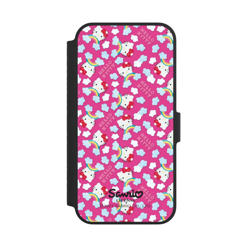 iPhone 14 NIVOflip Hello Kitty Regenbogenmuster