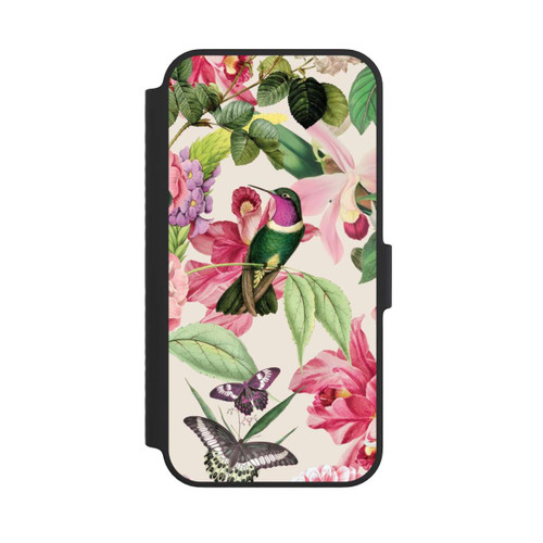 Apple iPhone 14 NIVOflip Kolibris und Rosen