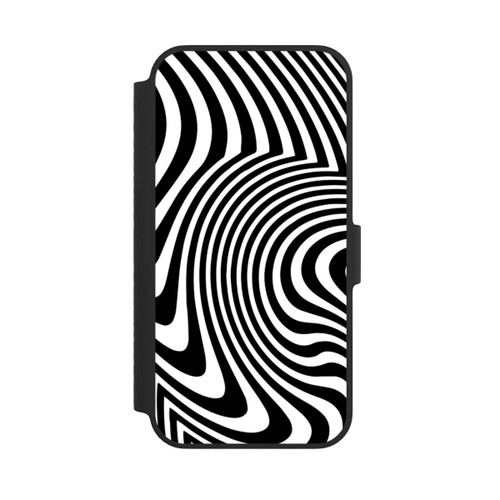 Apple iPhone 14 NIVOflip schwarz-weiße Wellen