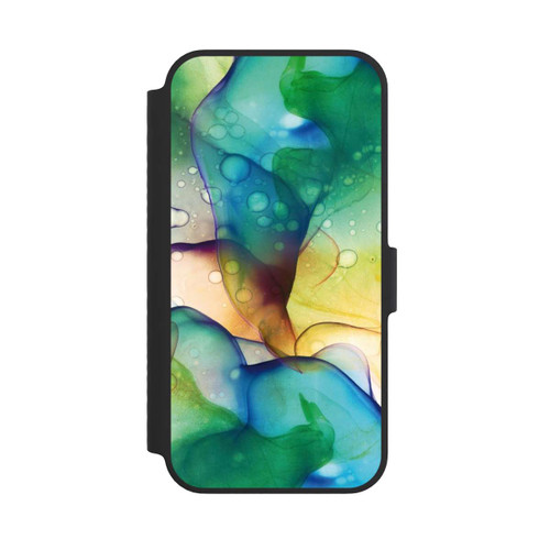 Apple iPhone 14 NIVOflip Liquid Art Vert Prairie