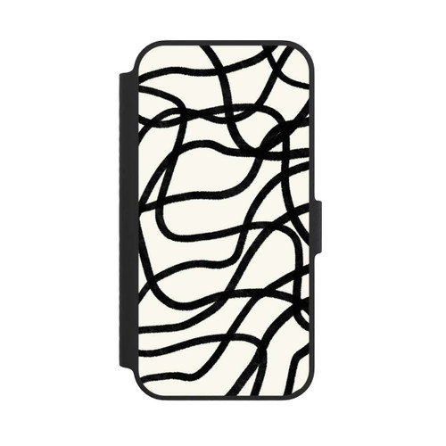 Apple iPhone 14 NIVOflip Schwarze Linien
