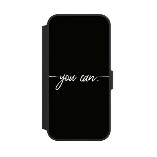 Apple iPhone 14 NIVOflip You Can Schwarz