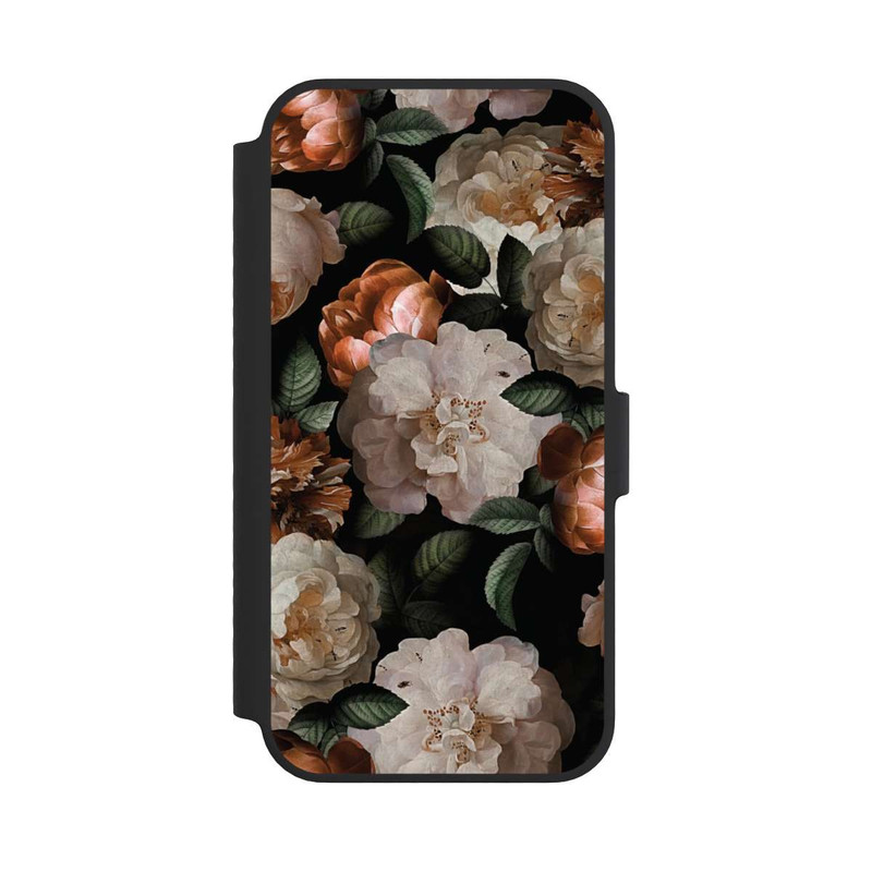 iPhone 14 NIVOflip Tapete mit Kupferrosen