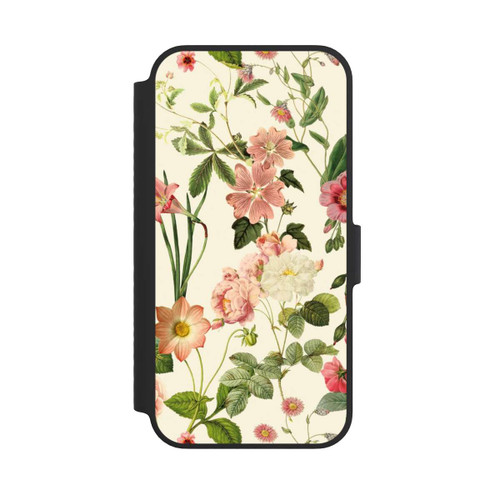 Apple iPhone 14 NIVOflip Fleurs sauvages sur jaune clair