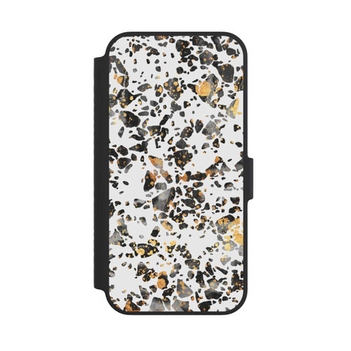 Apple iPhone 14 NIVOflip Gold Speckled Terrazzo