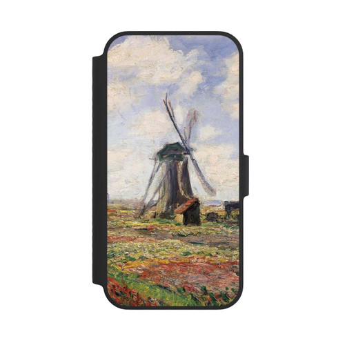 Apple iPhone 14 NIVOflip Tulpenfelder mit der Rijnsburger Windmühle von Claude Monet