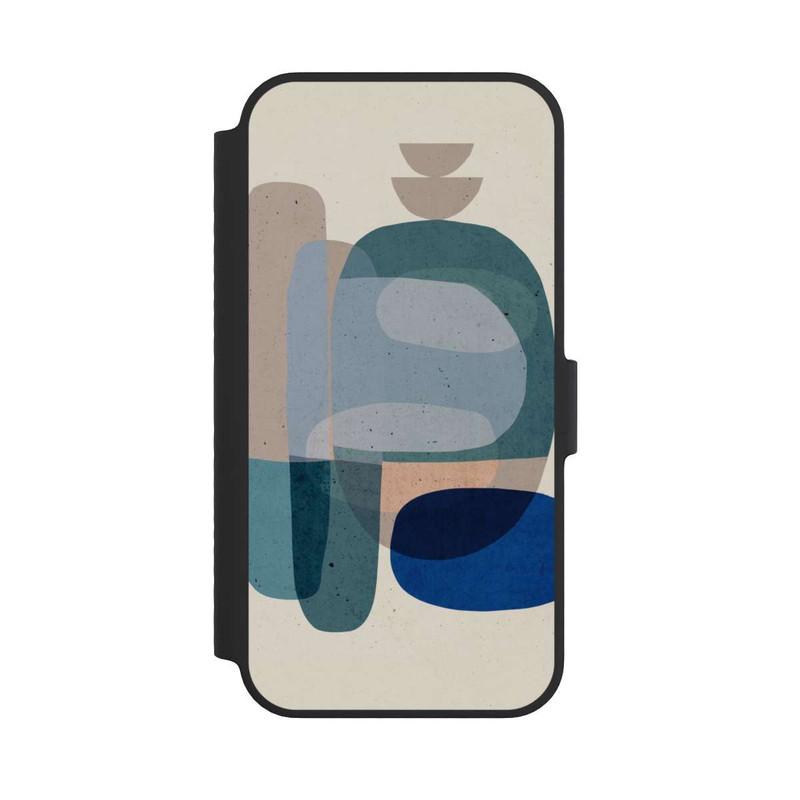 iPhone 14 NIVOflip Pierres n° 3 Bleu