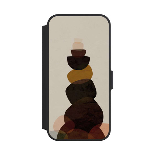 Apple iPhone 14 NIVOflip Stones No 5 Brown