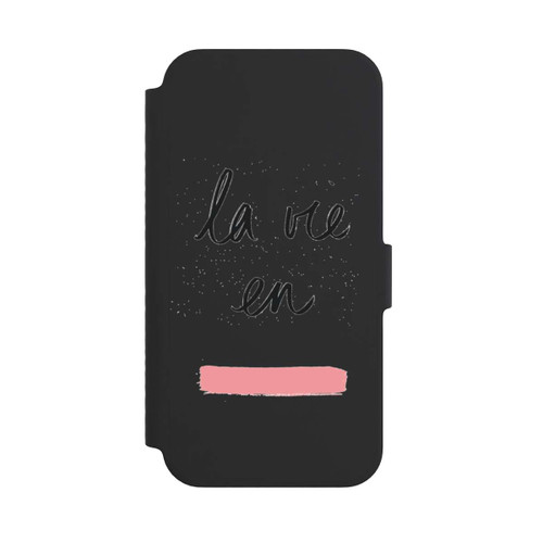 Apple iPhone 14 NIVOflip La vie en Rosa Transparent