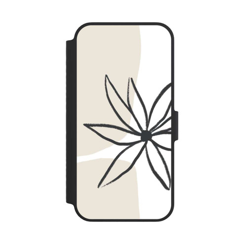Apple iPhone 14 NIVOflip Blume und Creme