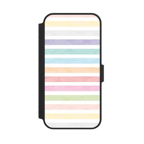 Apple iPhone 14 NIVOflip Regenbogenfarbene Streifen
