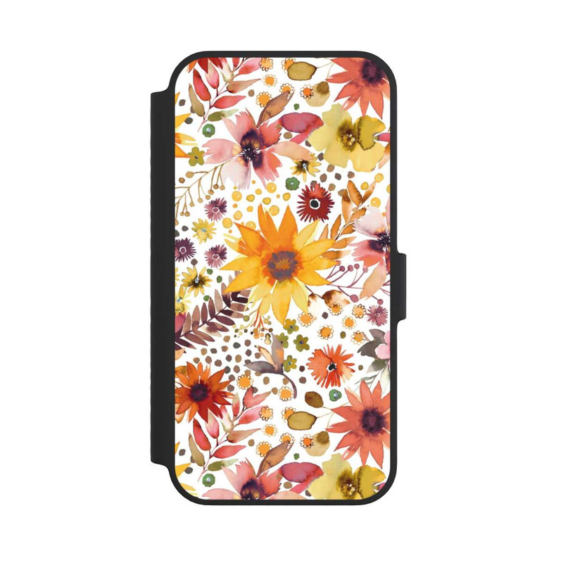 iPhone 14 NIVOflip Blumenaquarellblüten