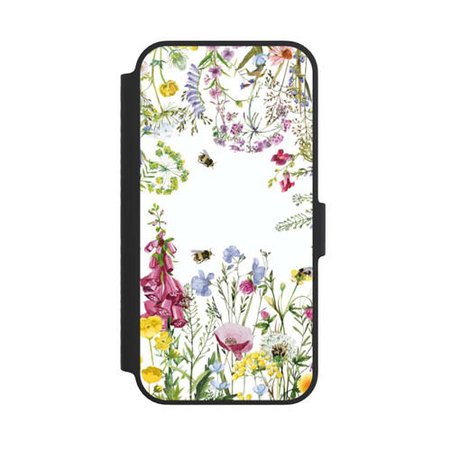 Apple iPhone 14 NIVOflip Cadre de fleurs sauvages des prés d'été