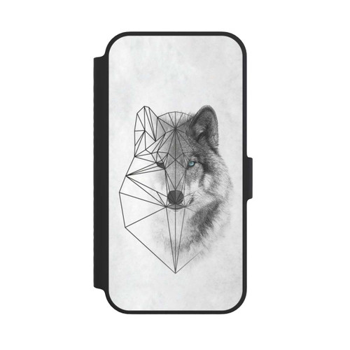 Apple iPhone 14 NIVOflip Polygonaler Wolf