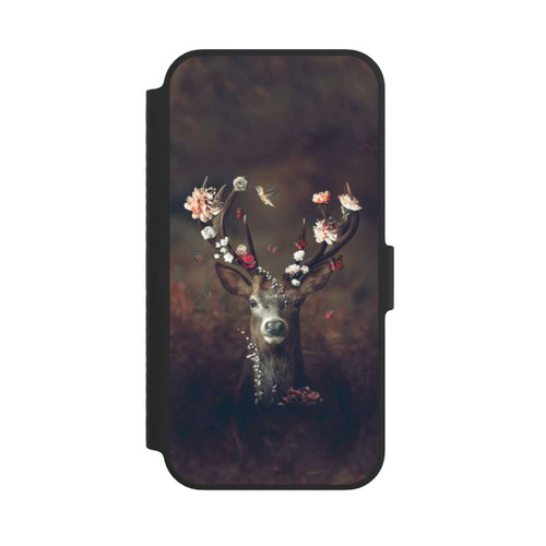 Apple iPhone 14 NIVOflip Fauna Flora Hirsch
