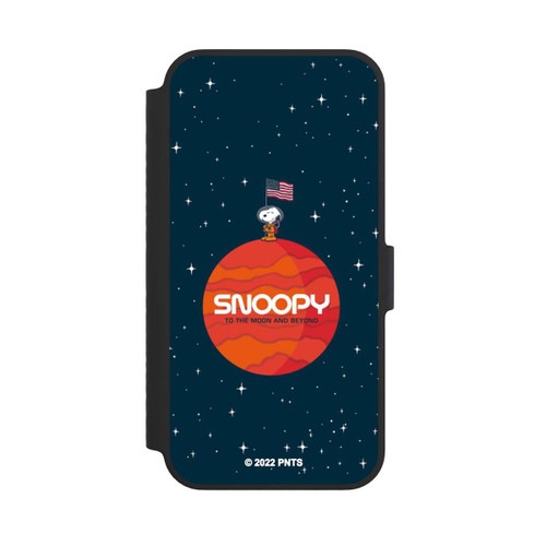 Apple iPhone 14 NIVOflip Snoopy Weltraumreisender Orange
