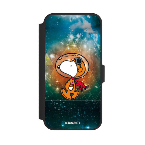 Apple iPhone 14 NIVOflip Snoopy Weltraumreisender Grün