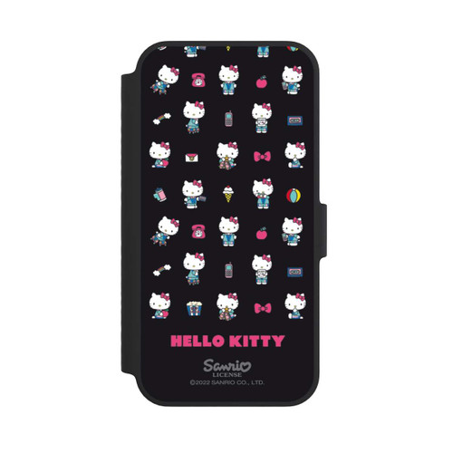 Apple iPhone 14 NIVOflip Hello Kitty 90s Schwarz