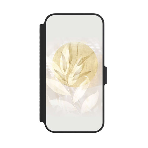 Apple iPhone 14 NIVOflip Boho Gold Blumen Kunst