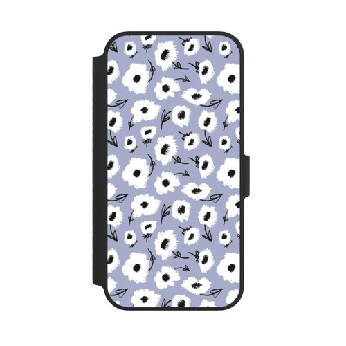 Apple iPhone 14 NIVOflip Pattern Fleurs Lilas