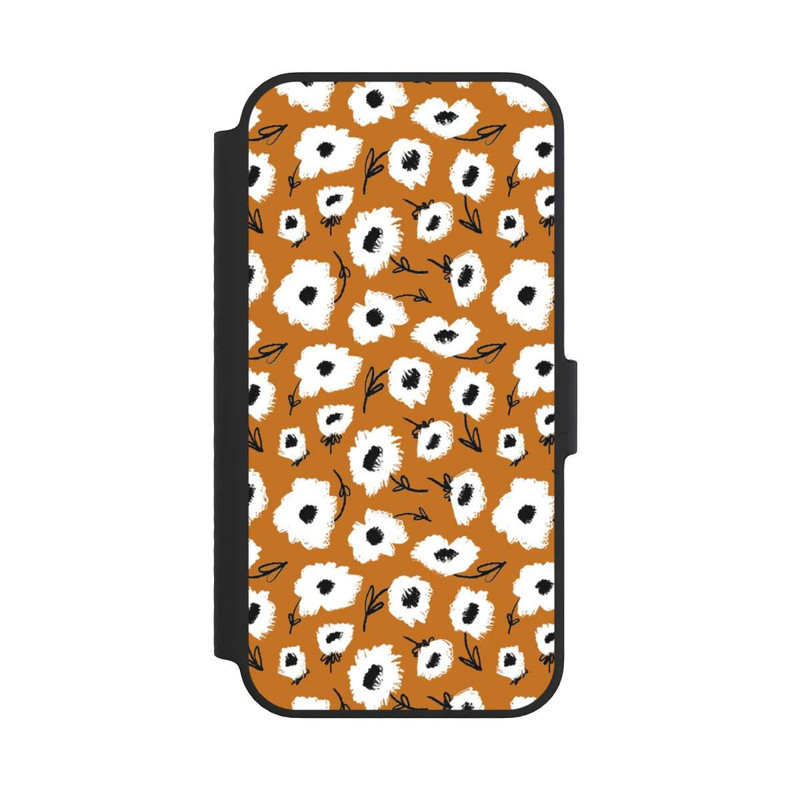 iPhone 14 NIVOflip Pattern Fleurs Ocres