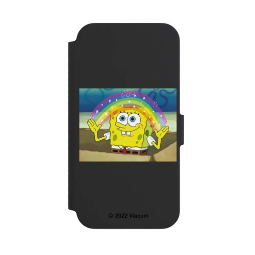 Apple iPhone 14 NIVOflip Spongebob - Regenbogen Meme transparent