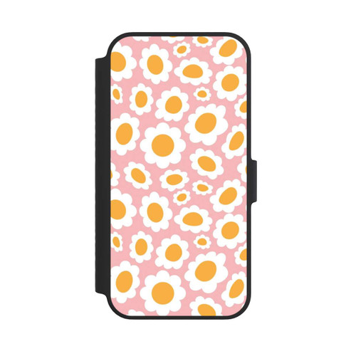 Apple iPhone 14 NIVOflip Vintage Gänseblümchen Rosa