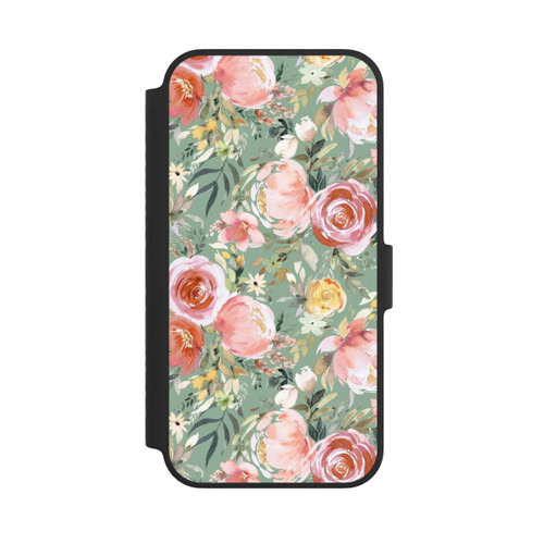 Apple iPhone 14 NIVOflip Bouquet de Pivoines Pastelles