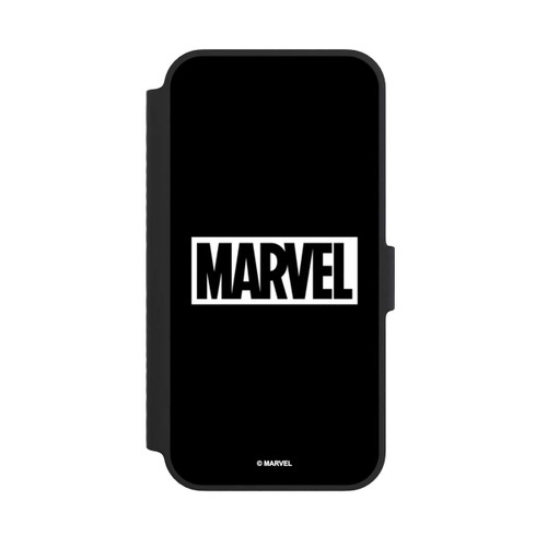 Apple iPhone 14 NIVOflip Marvel Logo Black
