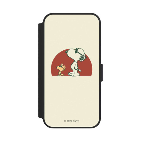 Apple iPhone 14 NIVOflip Snoopy Woodstock weit draußen