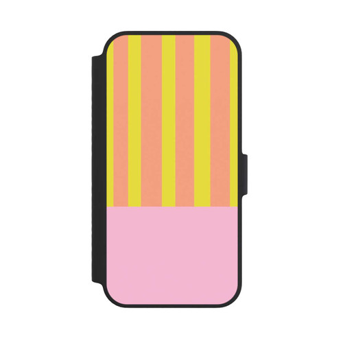 Apple iPhone 14 NIVOflip Neonfarbige Streifen